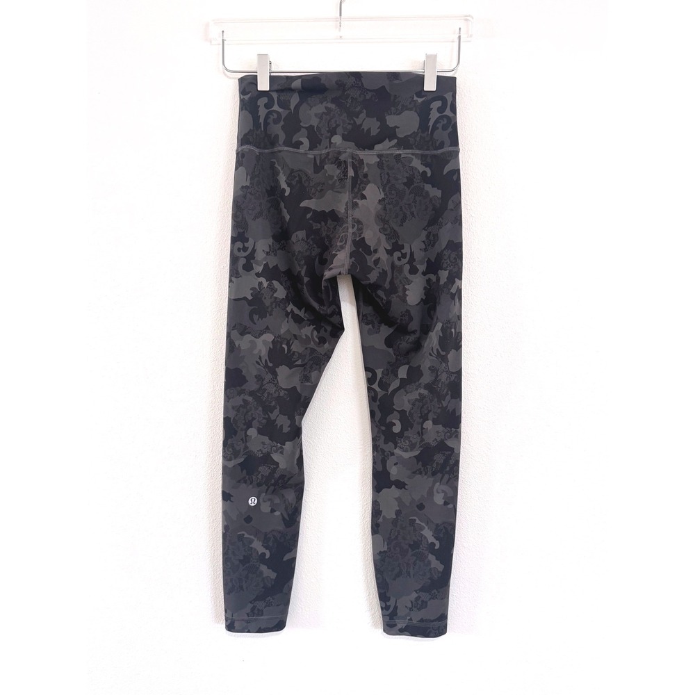 Lululemon | Wunder Train High-Rise Hidden Heritage Black Lace Leggings - Picture 4 of 4